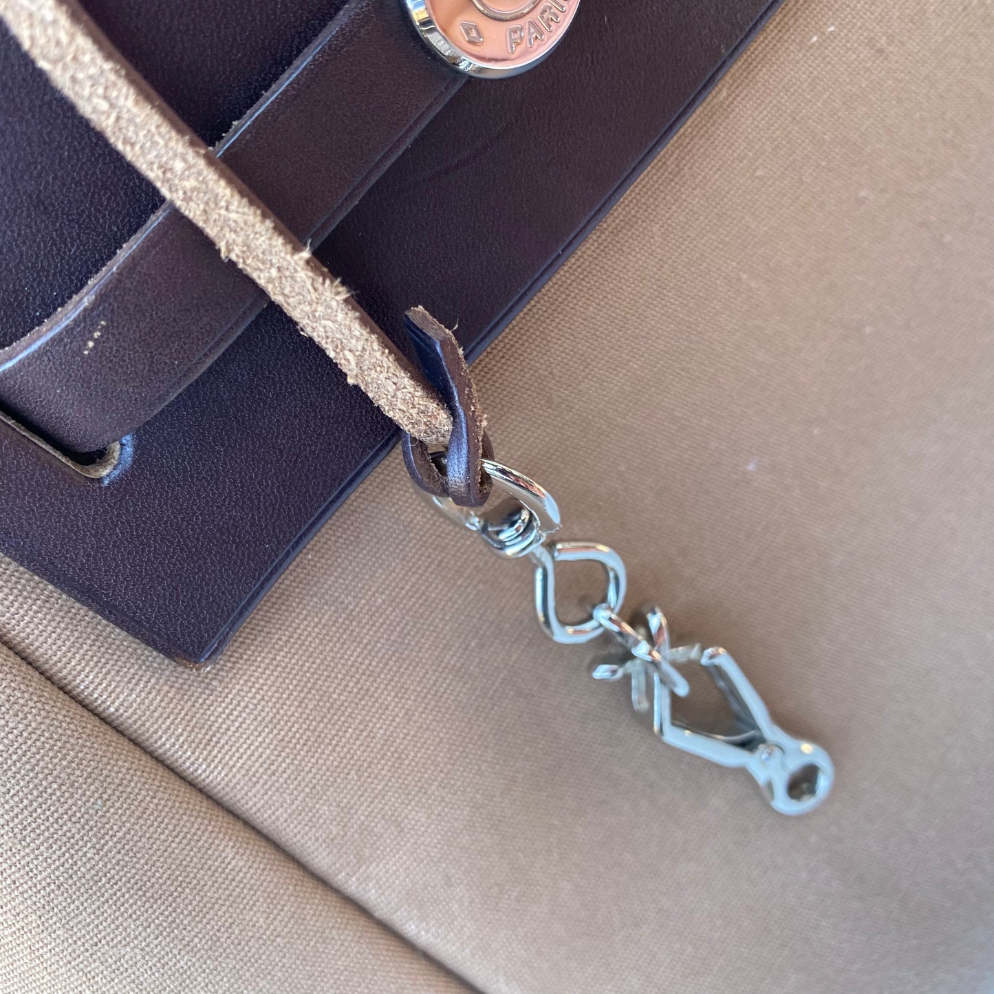 Hermès Herbag Toile Cabas PM Shoulder Bag