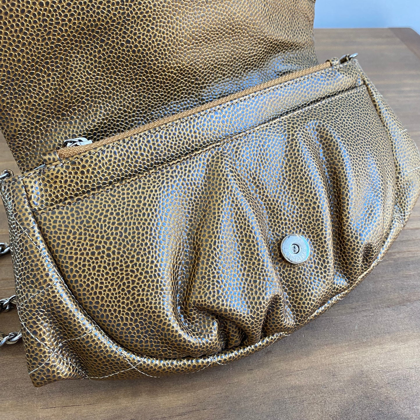 Chanel Caviar Half Moon Crossbody