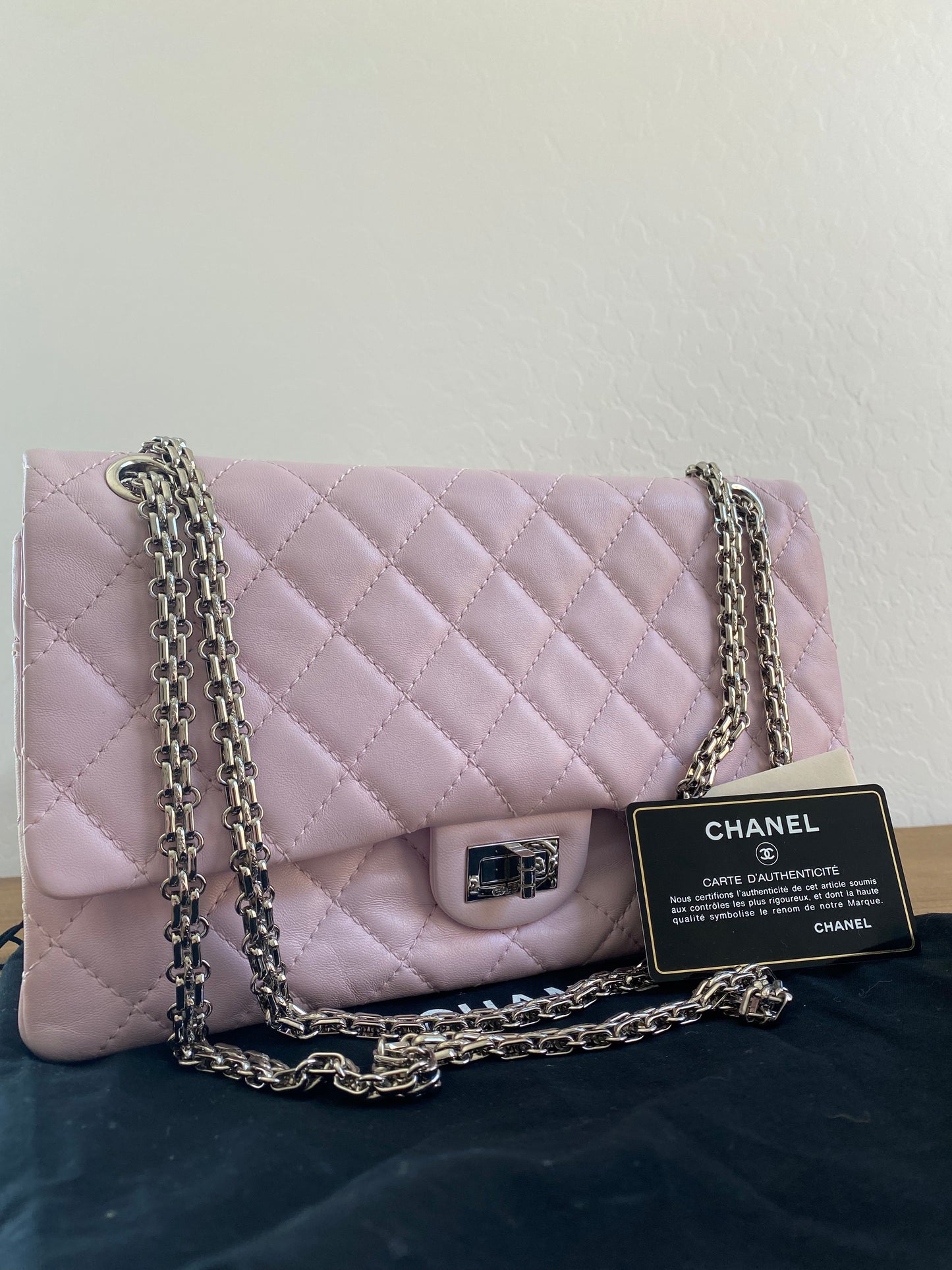 Chanel Reissue 226 Double Flap Calfskin Shoulder Bag