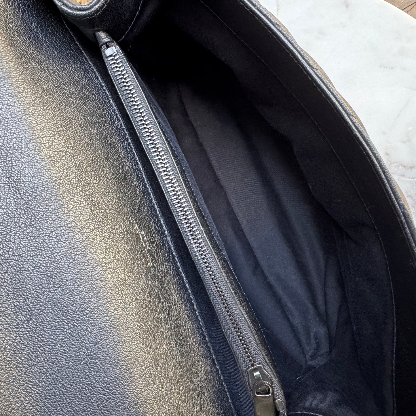 Saint Laurent Monochrome Large College Flap Shoulder Bag