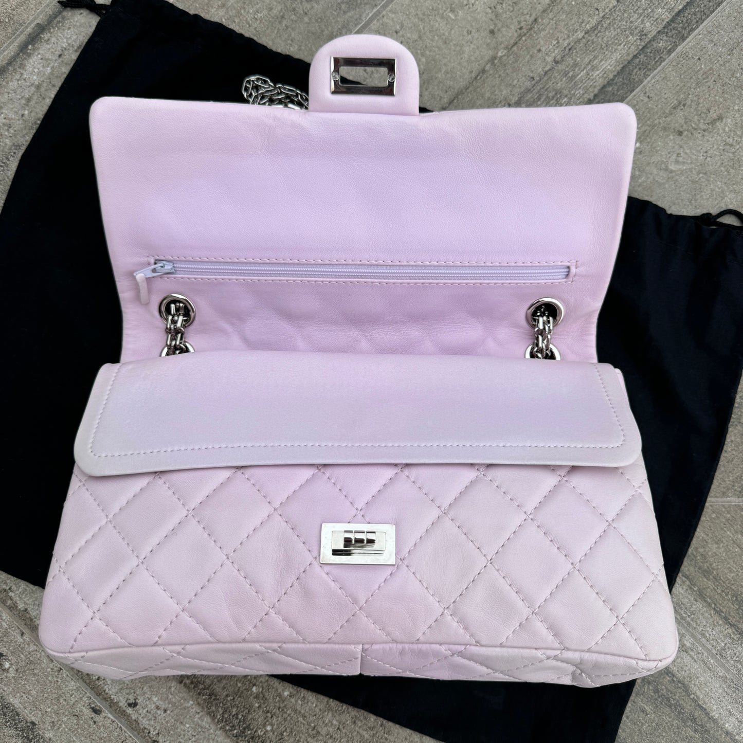 Chanel Reissue 226 Double Flap Calfskin Shoulder Bag