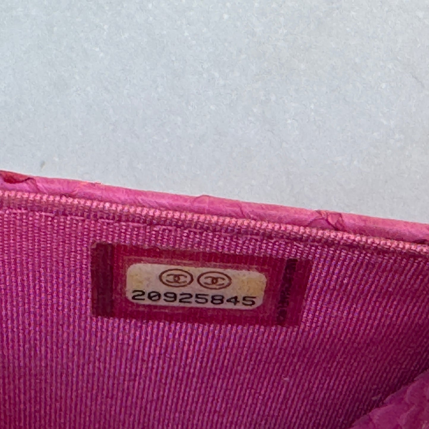 Chanel Python Boy WOC Wallet on Chain Crossbody