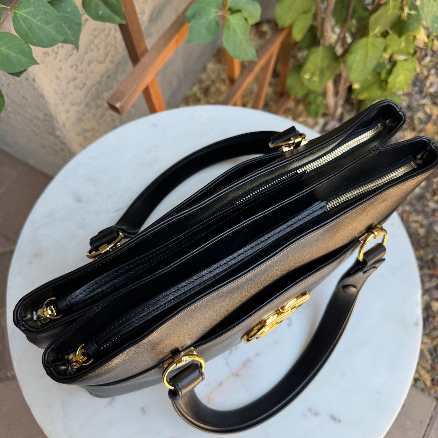 Gucci Arli Leather GG Shoulder Bag