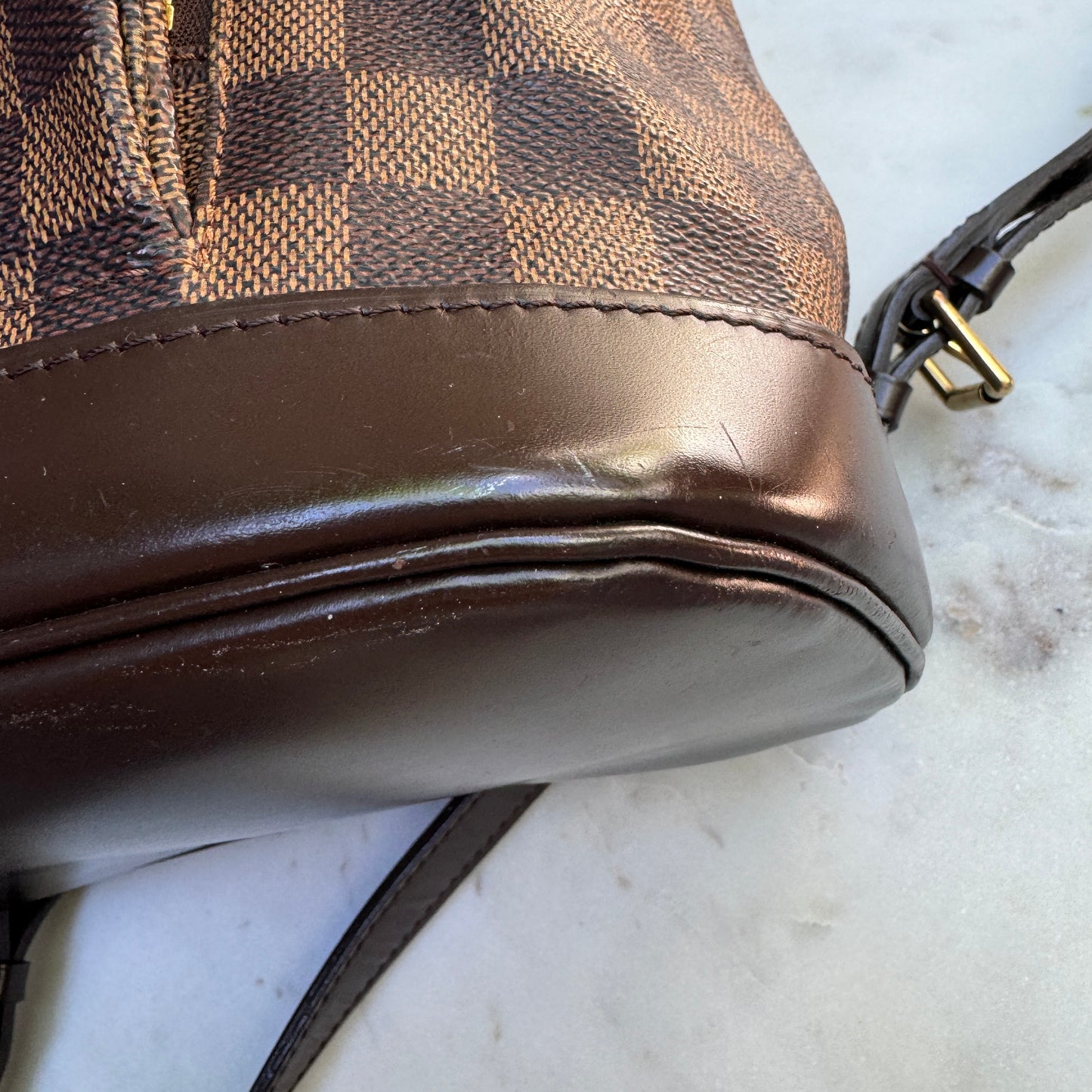 Louis Vuitton Vintage Damier Ebene Montsouris Backpack