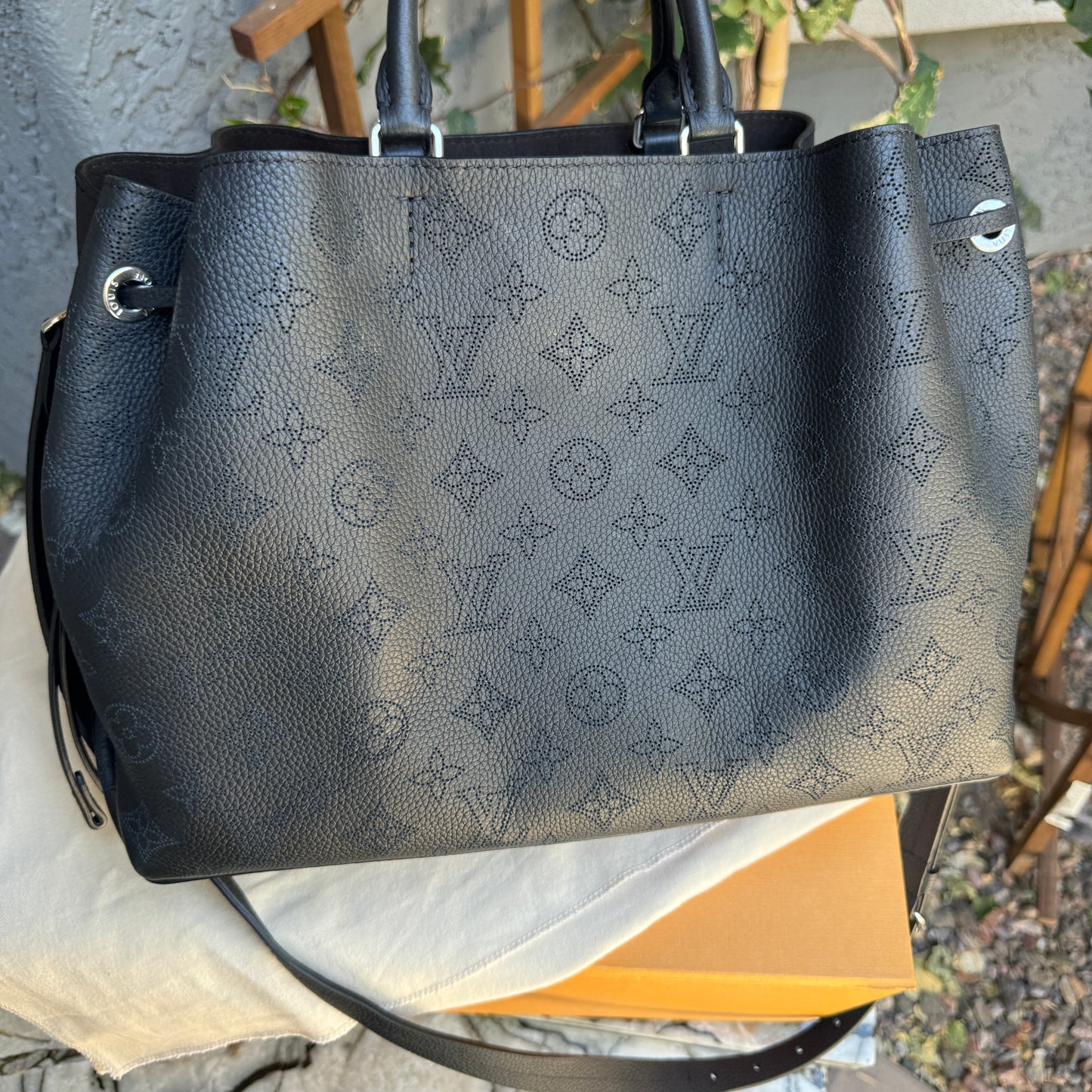 Louis Vuitton Mahina Leather Bella Tote