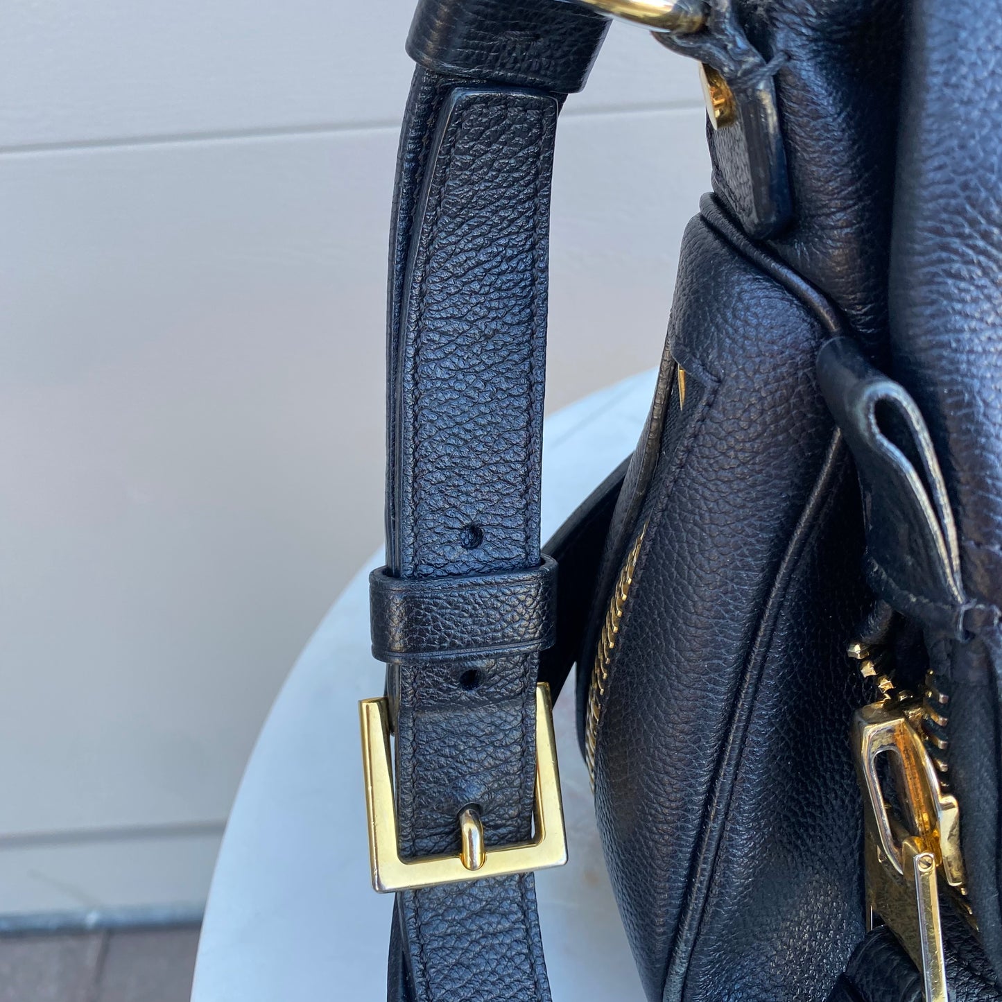 Tom Ford Pebbled Leather Jennifer Crossbody