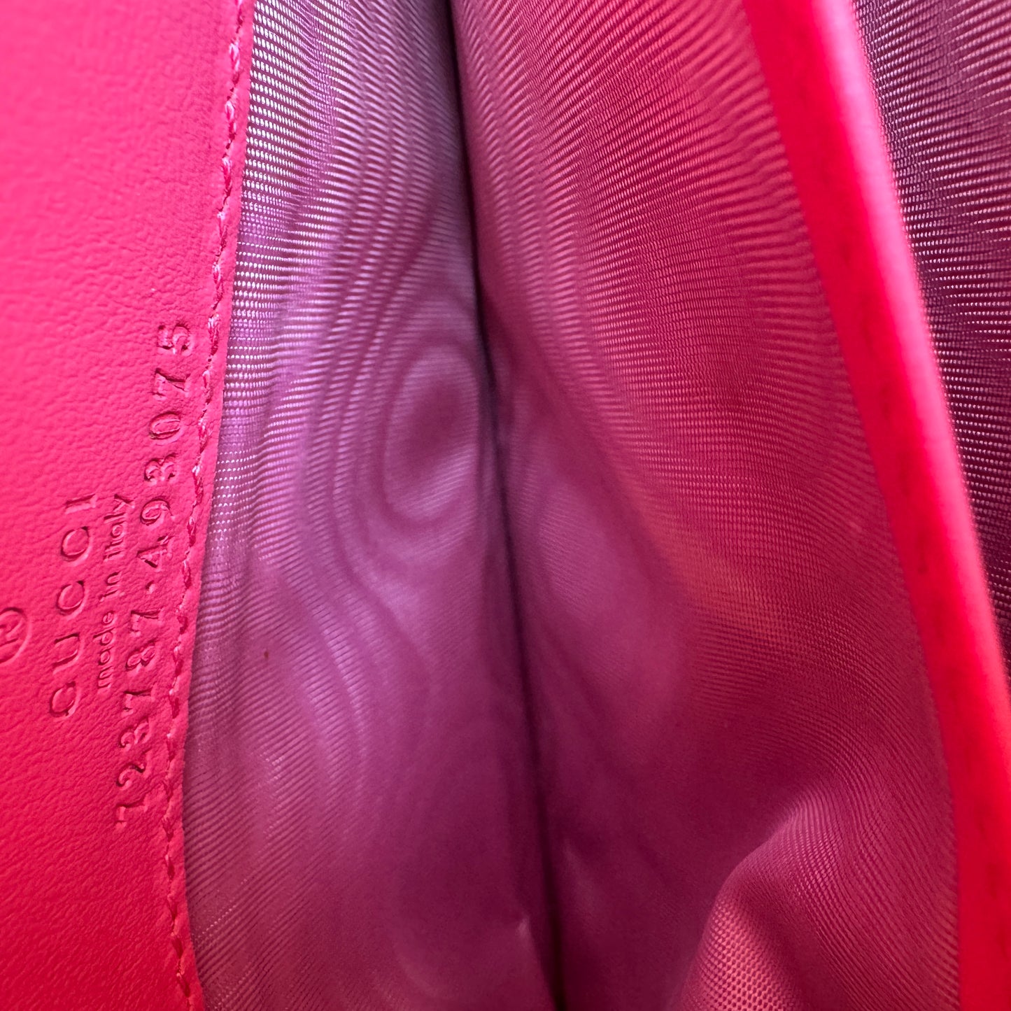 Gucci GG Matelassé Chain Wallet WOC Crossbody