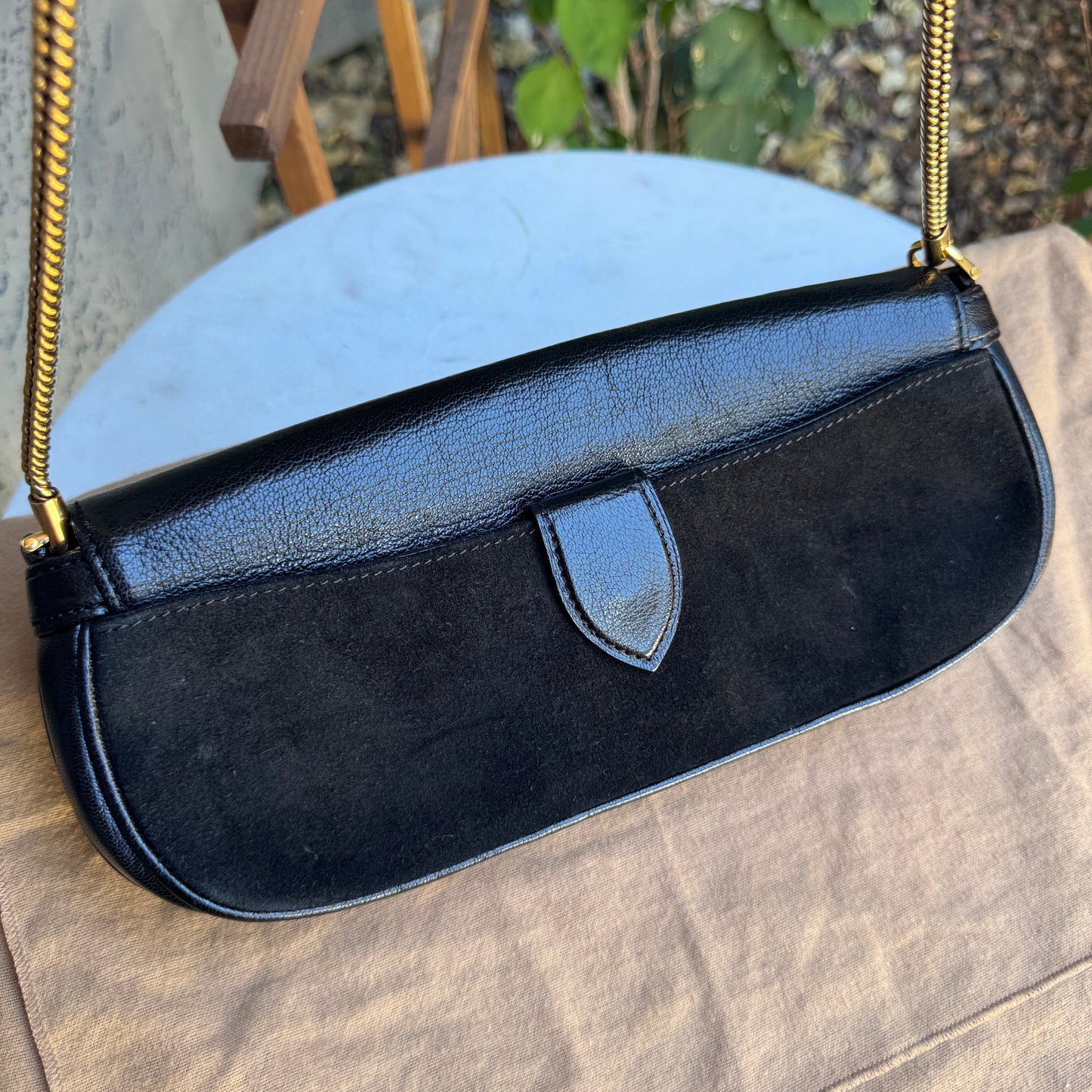 Louis Vuitton Avant Garde Leather Pochette Shoulder Bag