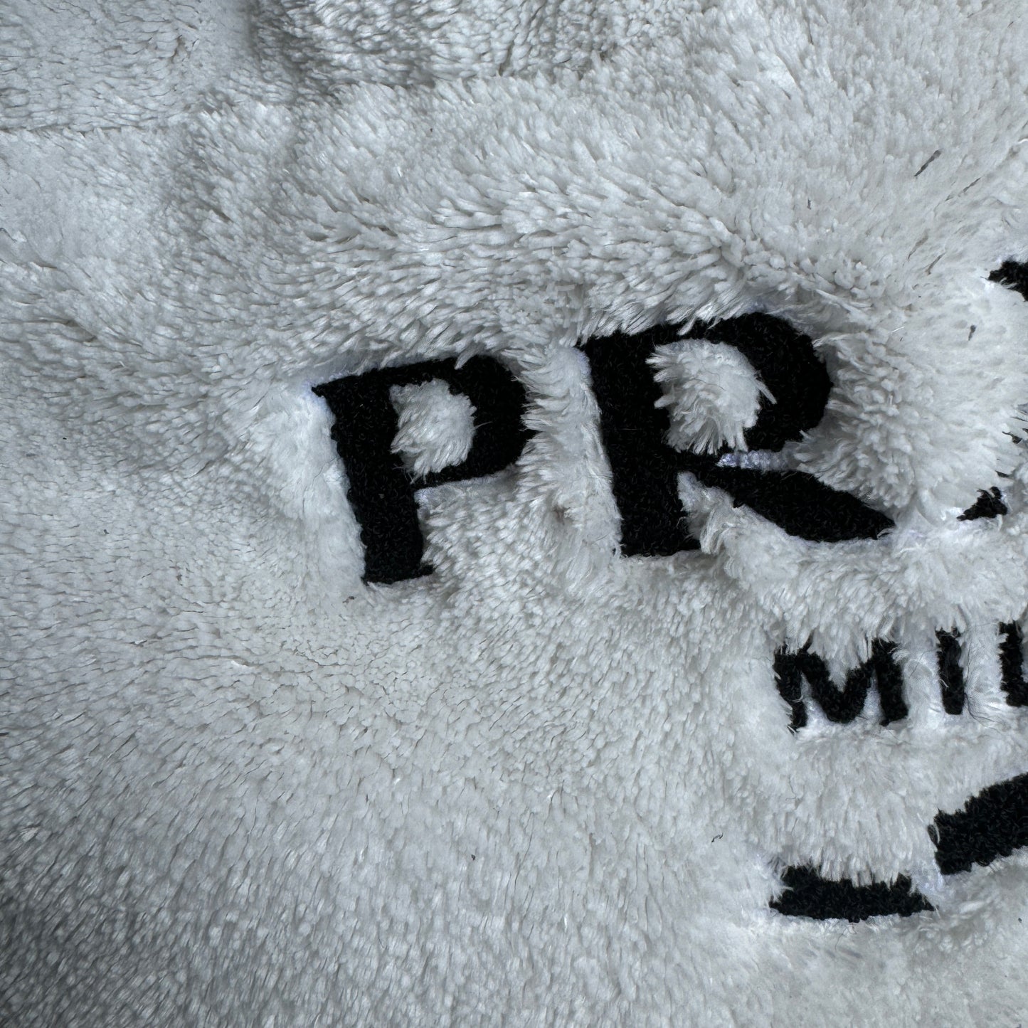 Prada Logo Terry Cloth Tote