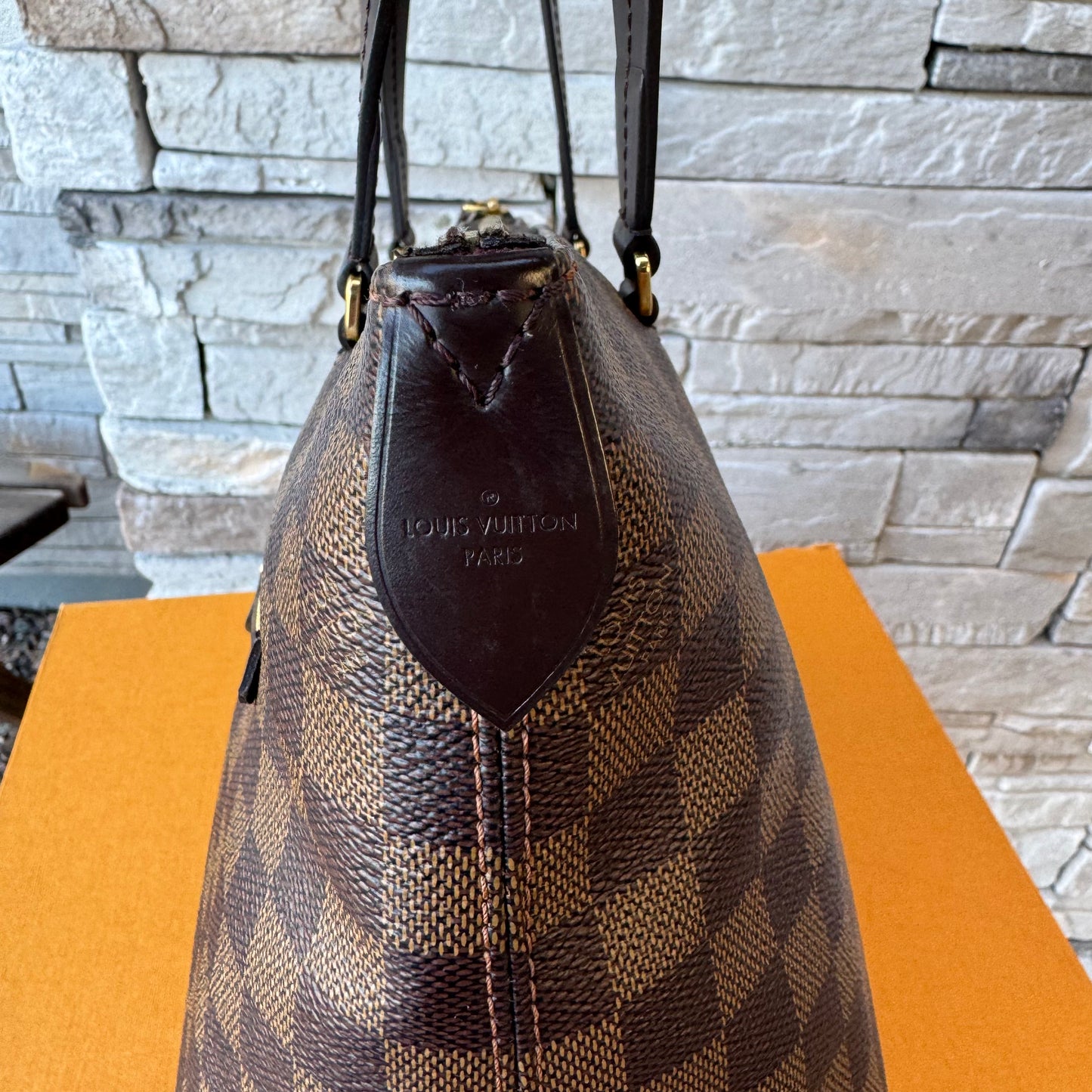 Louis Vuitton Iena PM Damier Ebene Tote