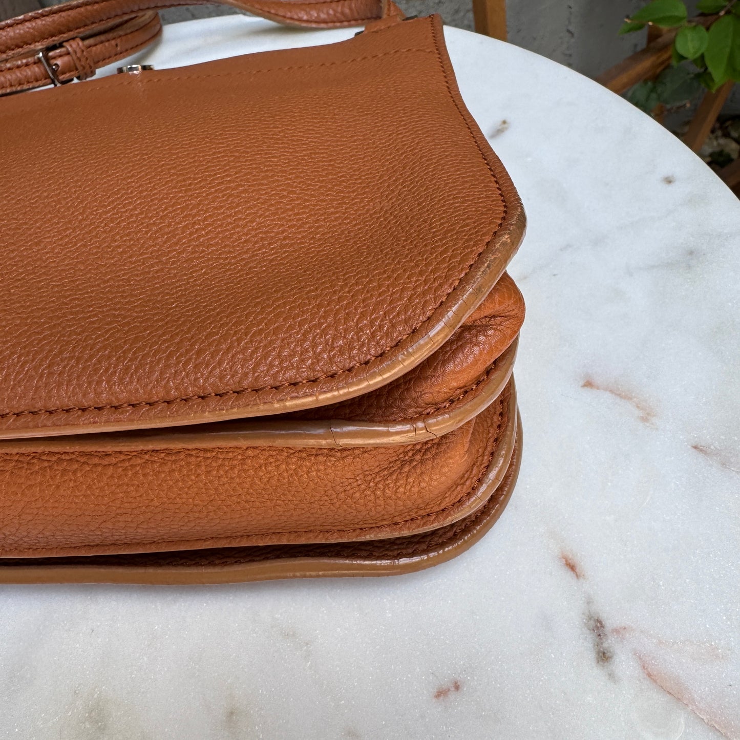 Loro Piana Milky Way Odessa Leather Crossbody
