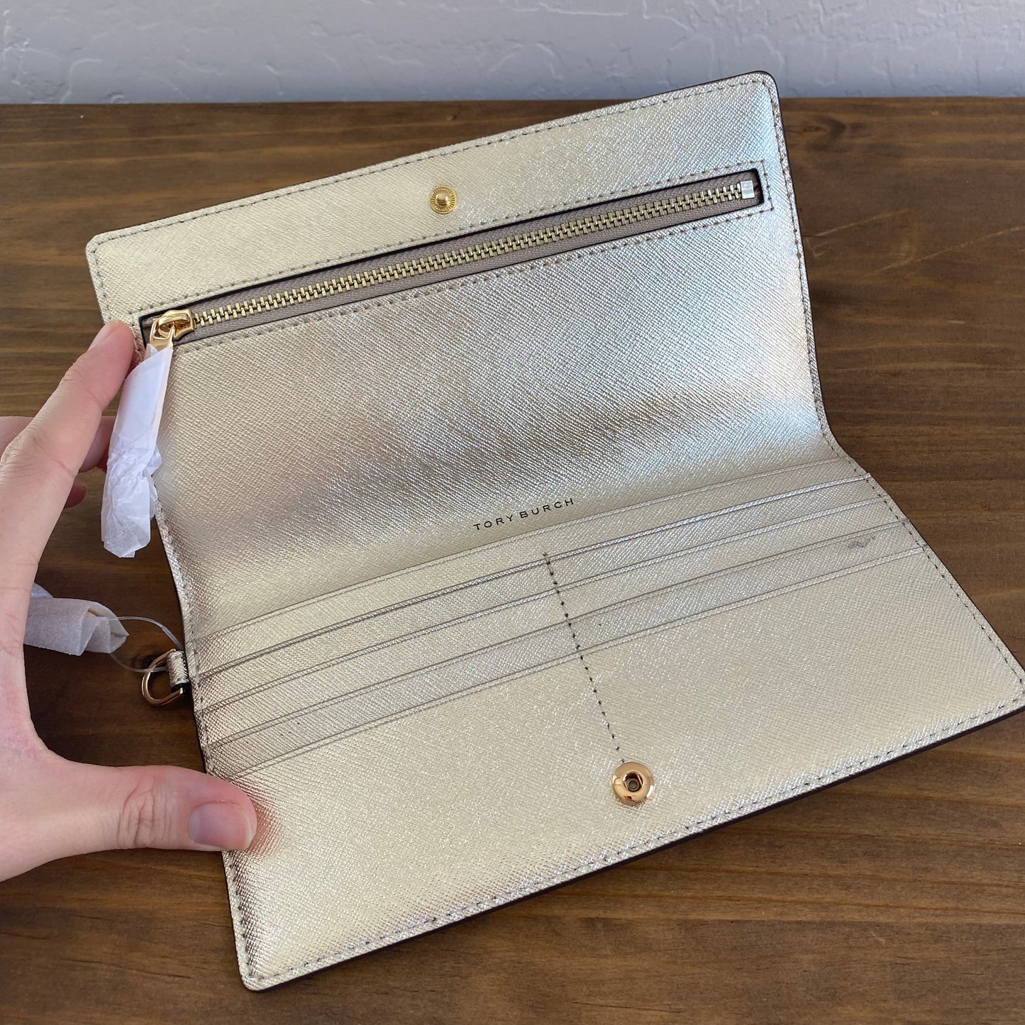 Tory Burch Emerson Slim Wristlet Envelope Wallet