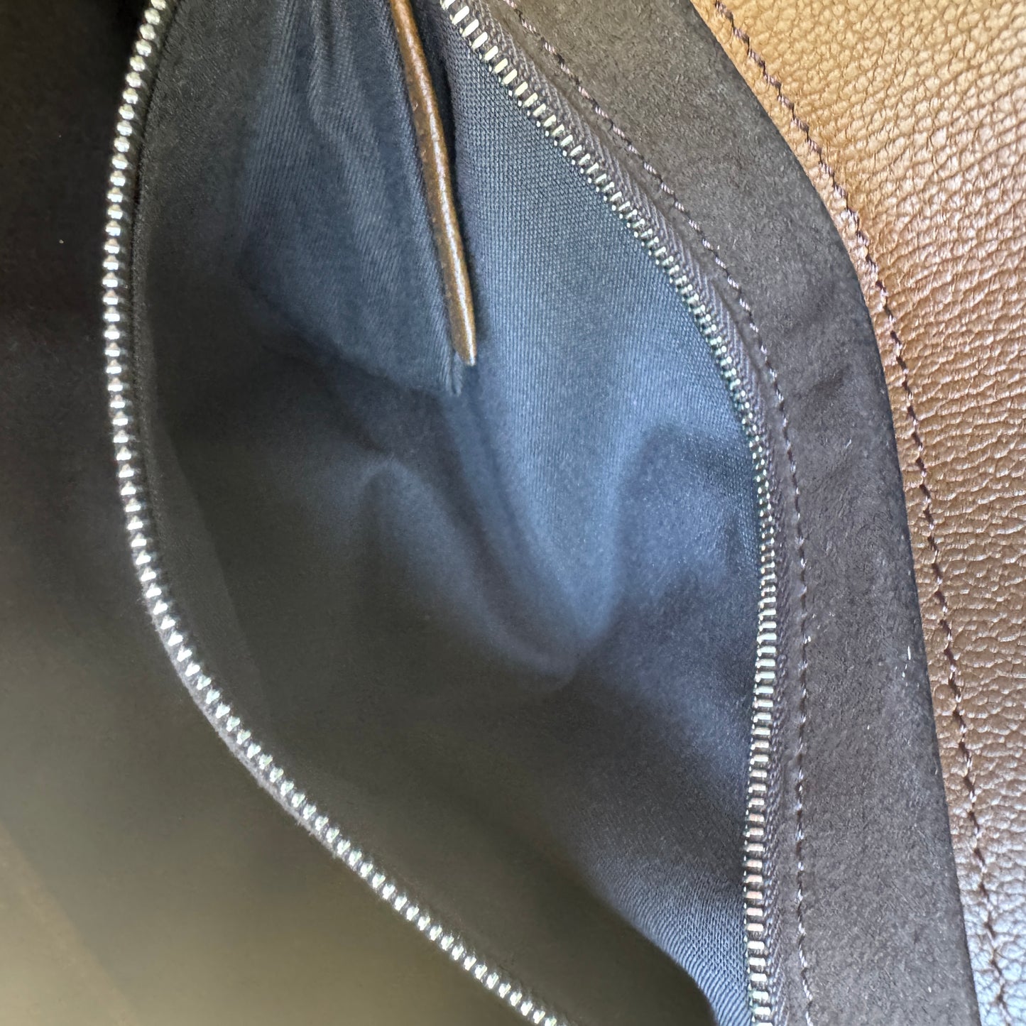 Fendi Leather Baguette Zipper Crossbody