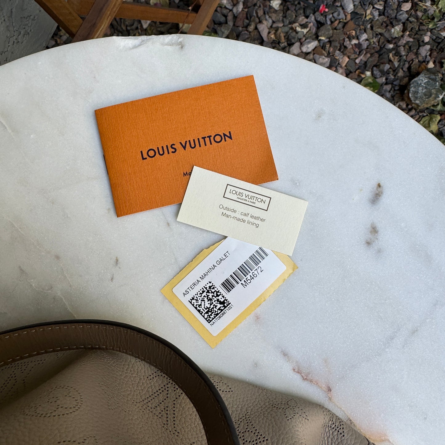 Louis Vuitton Mahina Leather Asteria Shoulder Bag