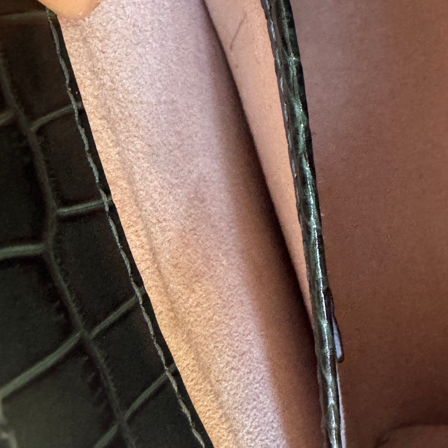 Strathberry Embossed Croc Leather Mini Tote Leather Crossbody