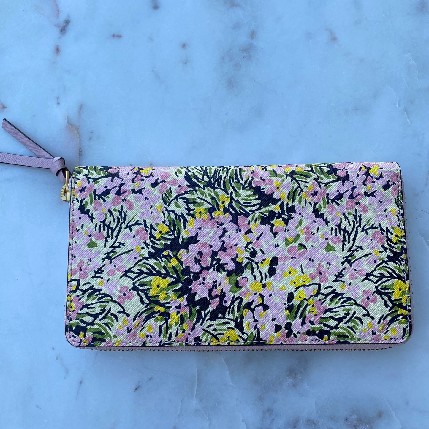 Tory Burch Gemini Link Leather Zip Continental Wallet