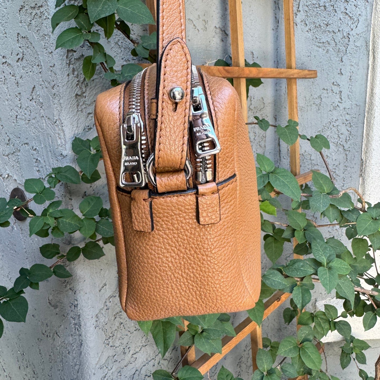 Prada Double Zip Camera Crossbody