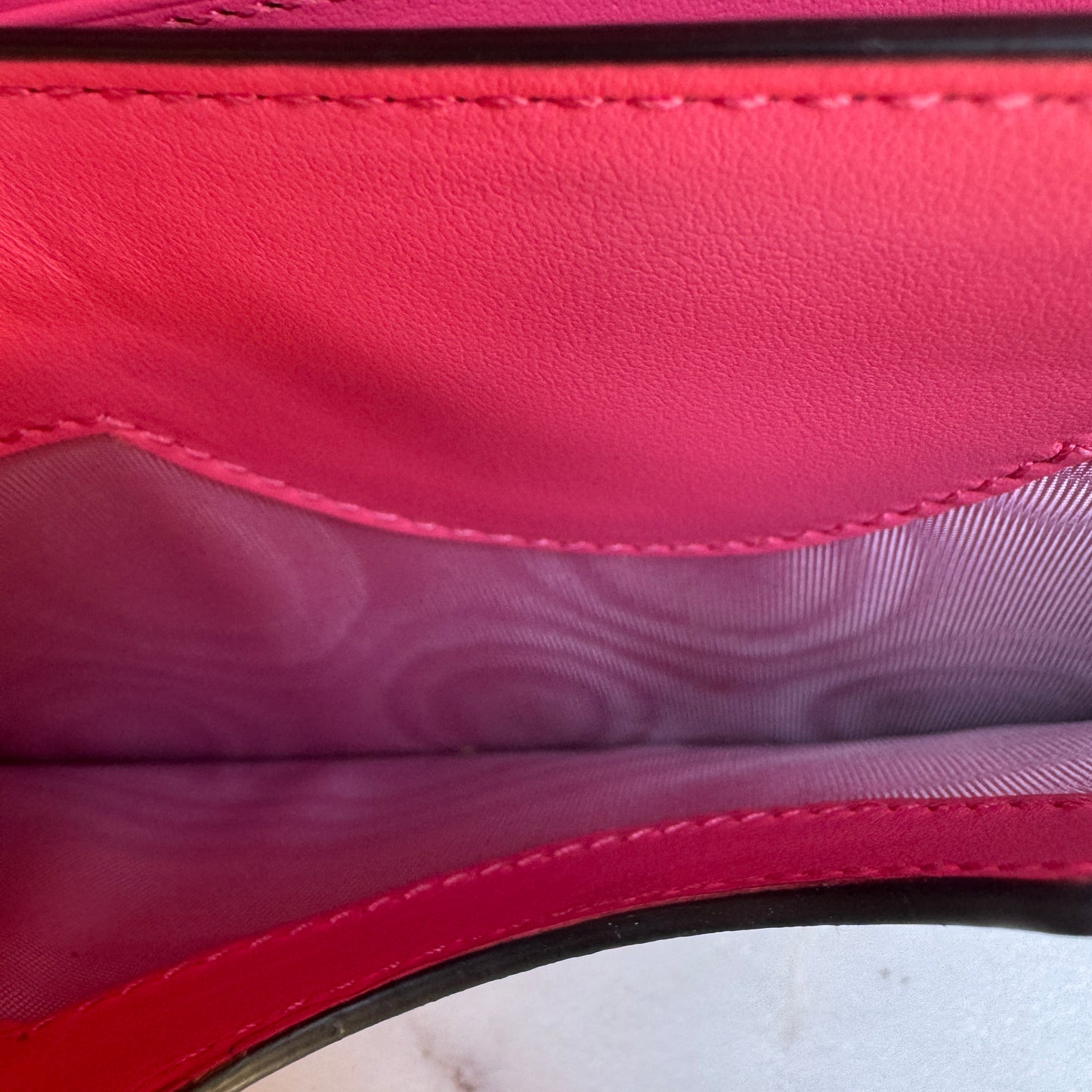 Gucci GG Matelassé Chain Wallet WOC Crossbody
