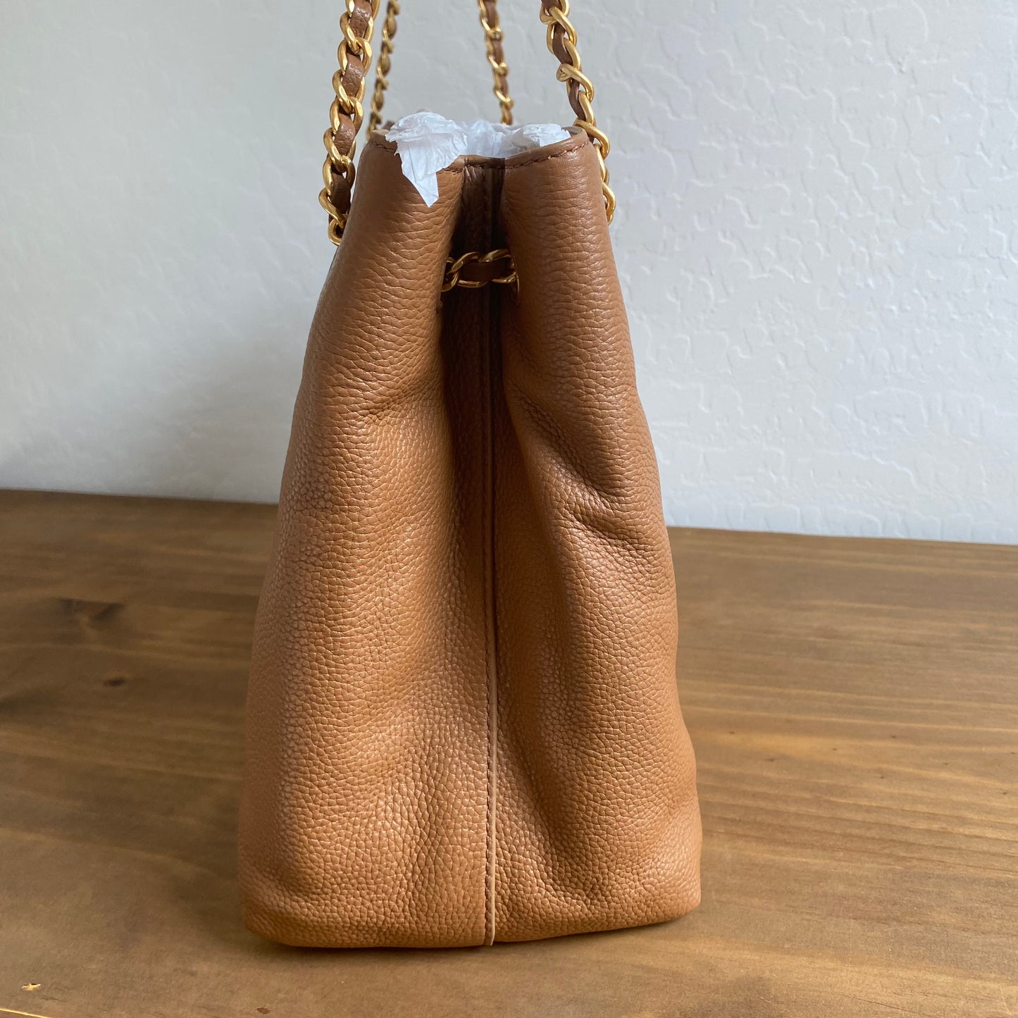 Tory Burch Britten Triple Compartment Leather Tote