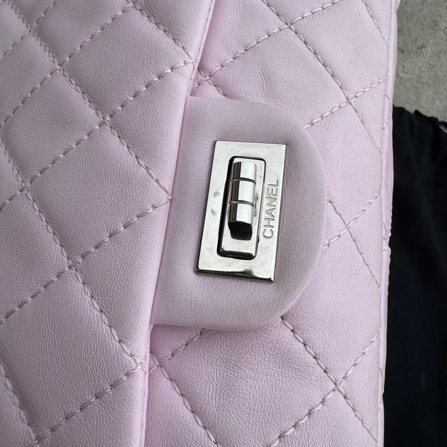 Chanel Reissue 226 Double Flap Calfskin Shoulder Bag