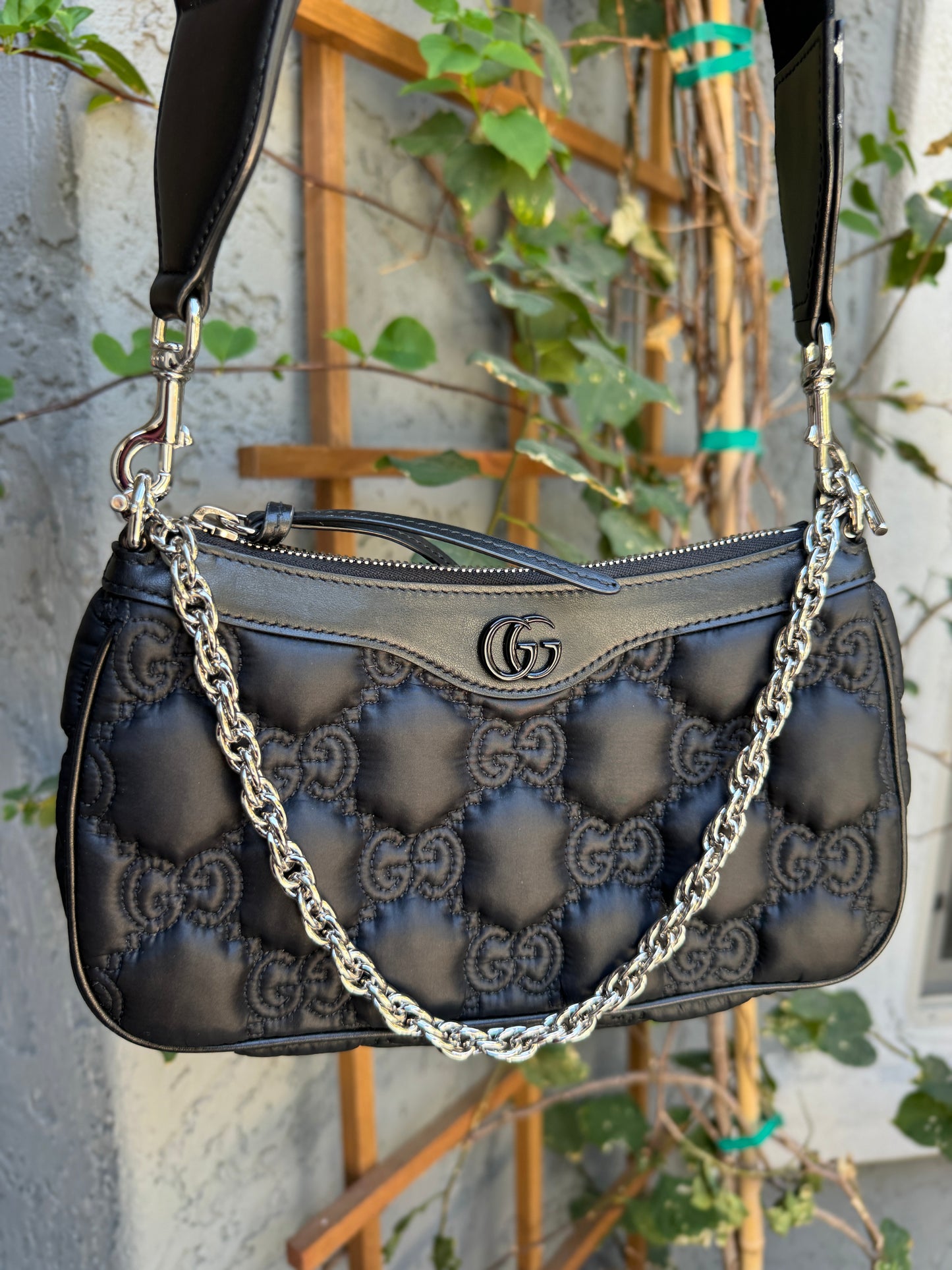Gucci Matelasse Nylon GG Quilted Crossbody