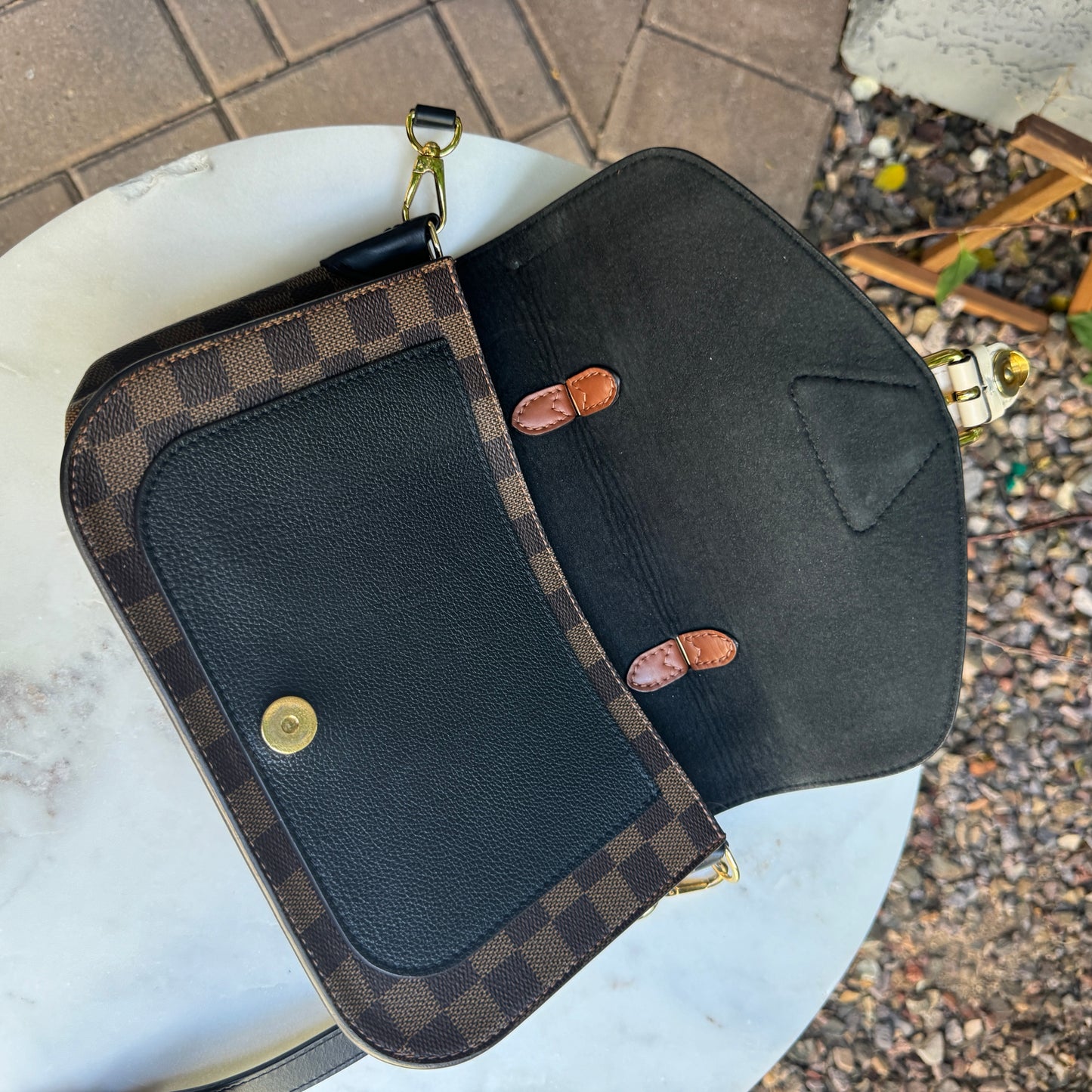 Louis Vuitton Damier Ebene Beaumarchais Crossbody