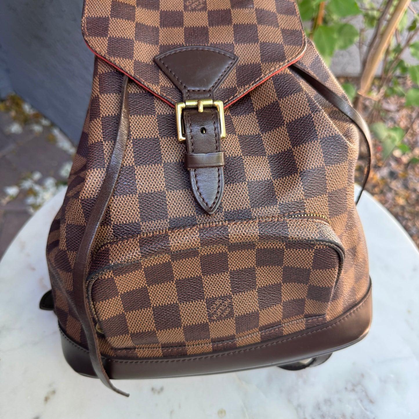 Louis Vuitton Vintage Damier Ebene Montsouris Backpack