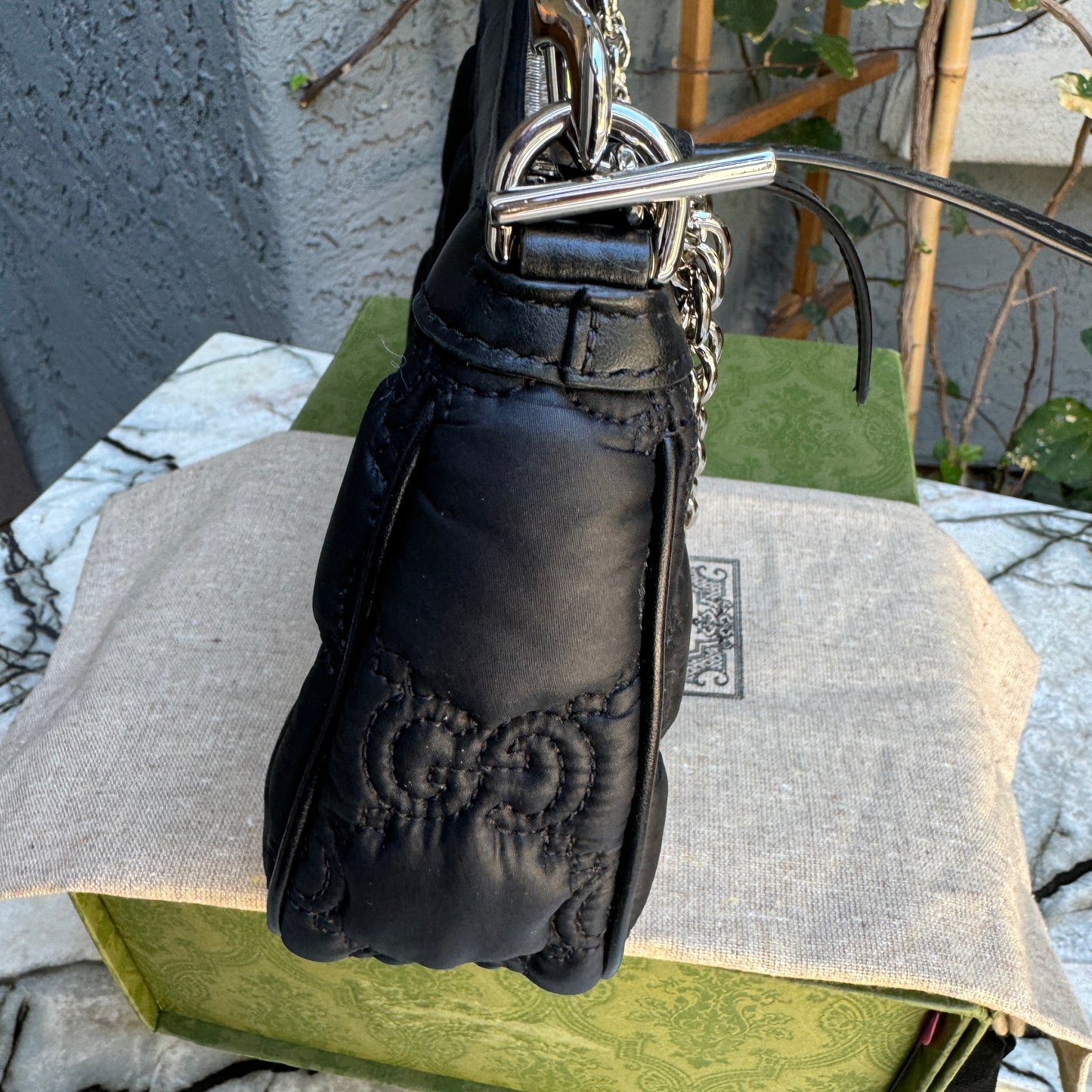 Gucci Matelasse Nylon GG Quilted Crossbody