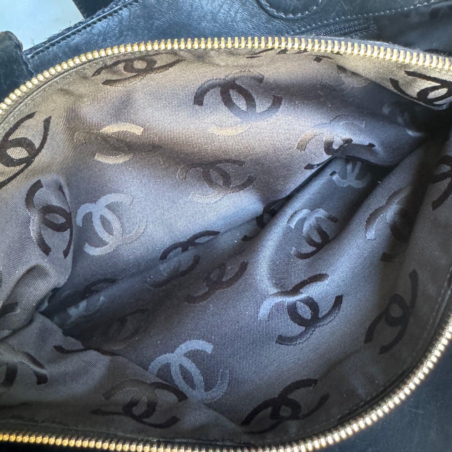 Chanel Raffia Chain Tote