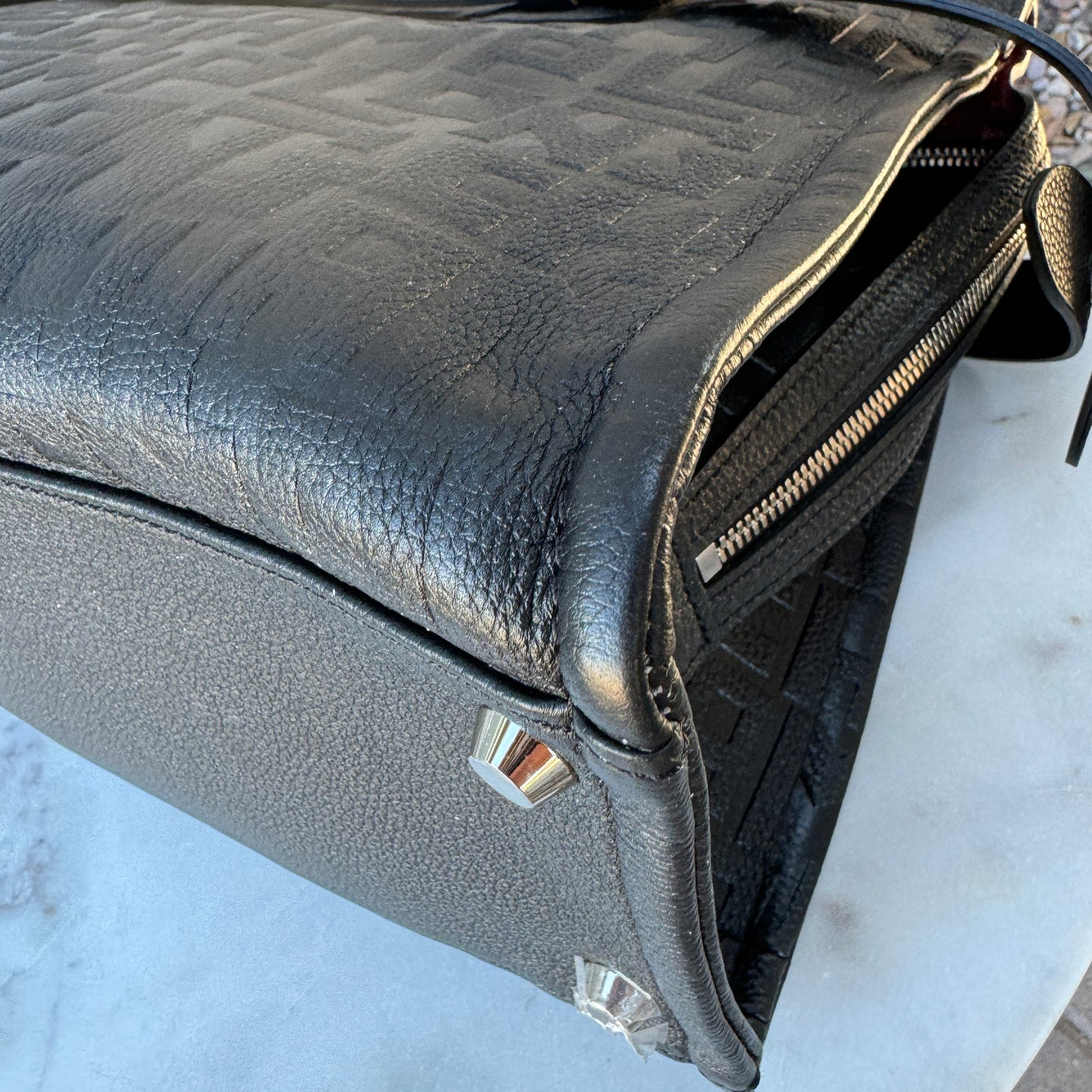 Longchamp La Voyaguese Large Leather Tote