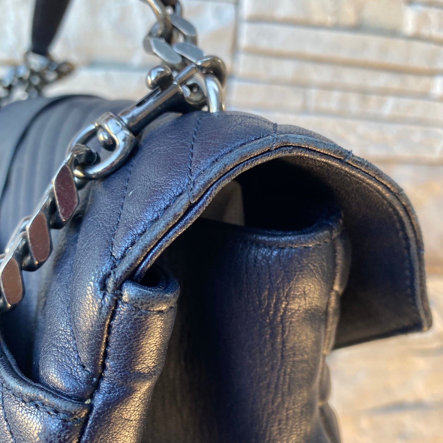 Saint Laurent Large Monogram Matelasse College Bag