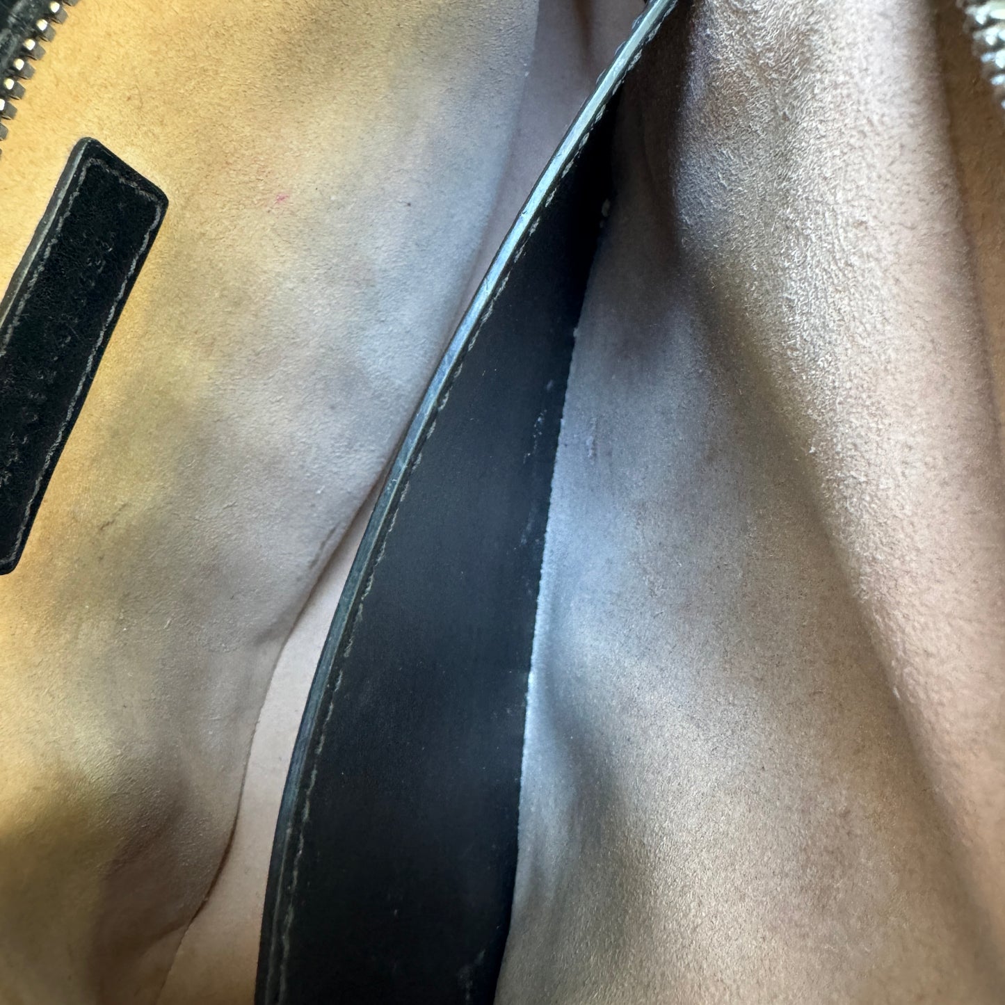 Gucci Calfskin Matelasse Aria Small GG Marmont Chain Shoulder Bag