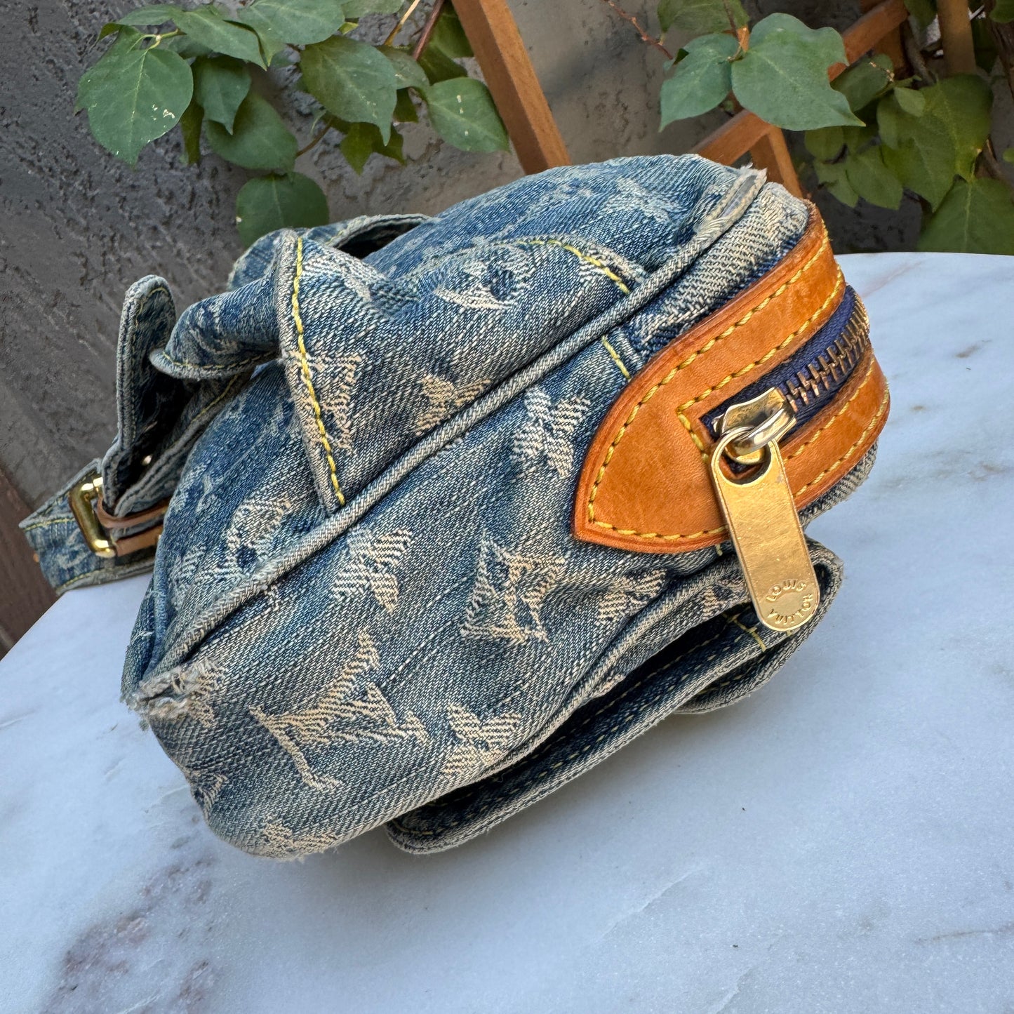 Louis Vuitton Monogram Denim Vintage Bumbag