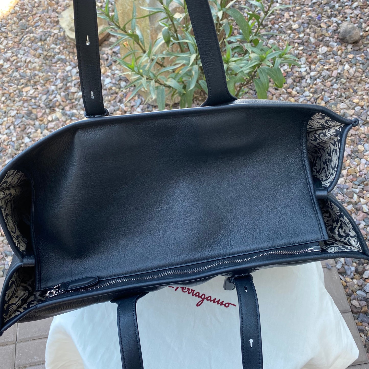 Salvatore Ferragamo Large Soft Leather Tote