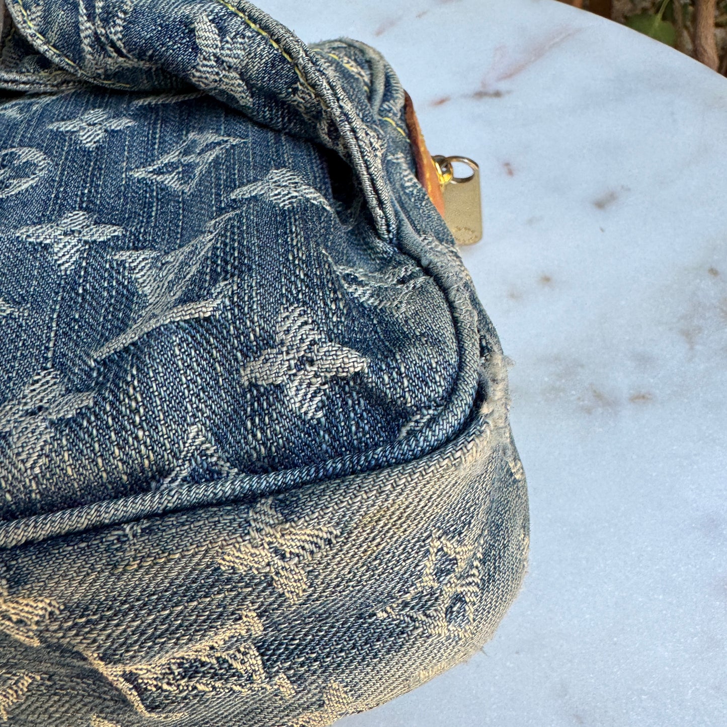 Louis Vuitton Monogram Denim Vintage Bumbag