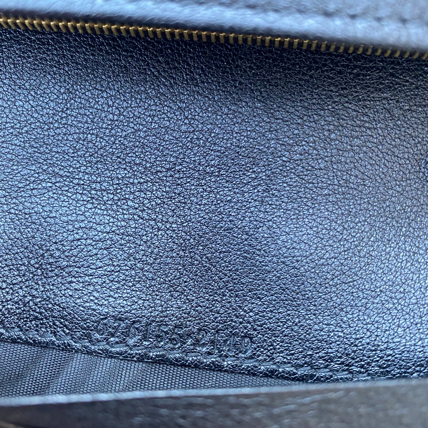 Gucci Full Flap Wallet on Chain GG Embossed Leather Crossbody