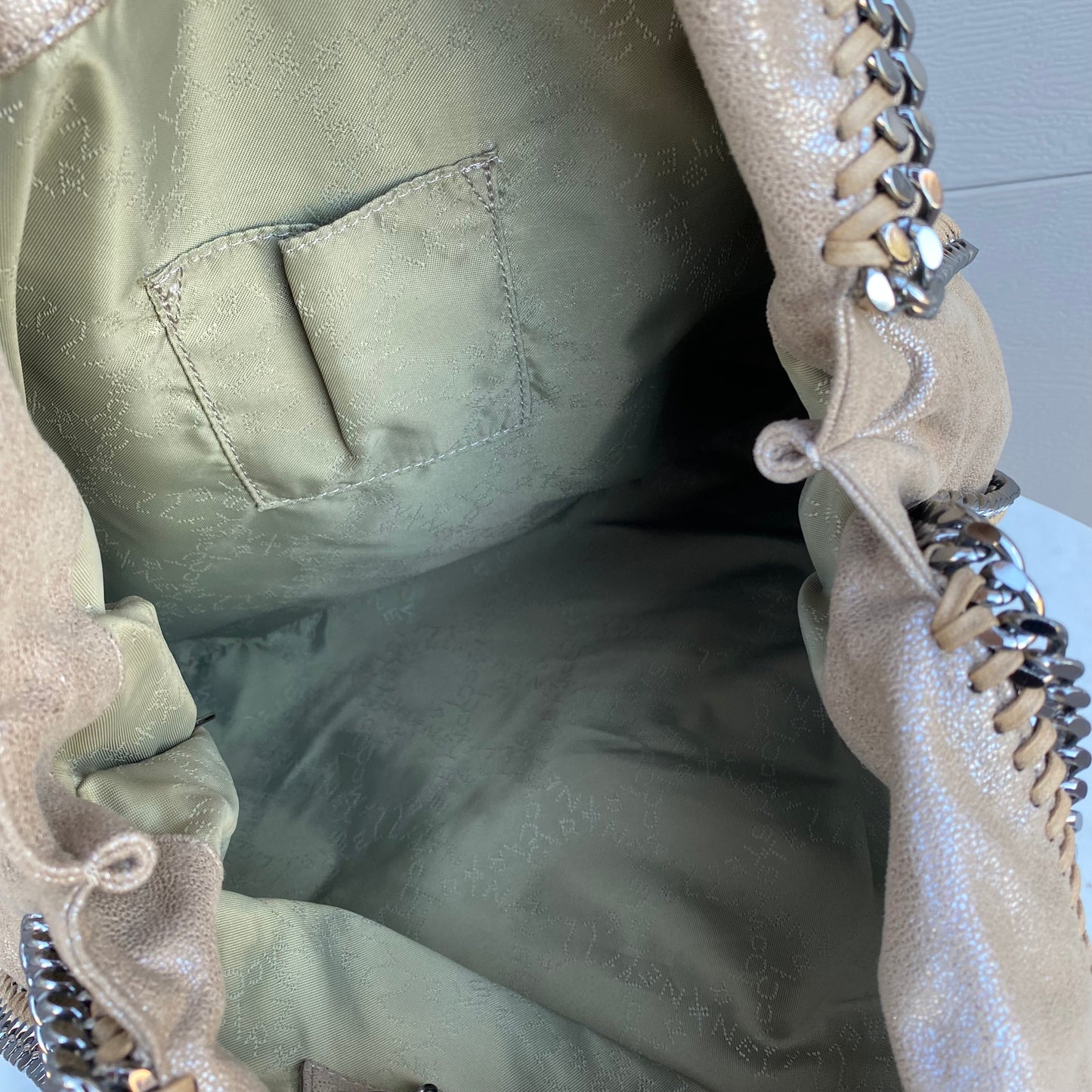 Stella McCartney Shaggy Deer Large Falabella with Pouch