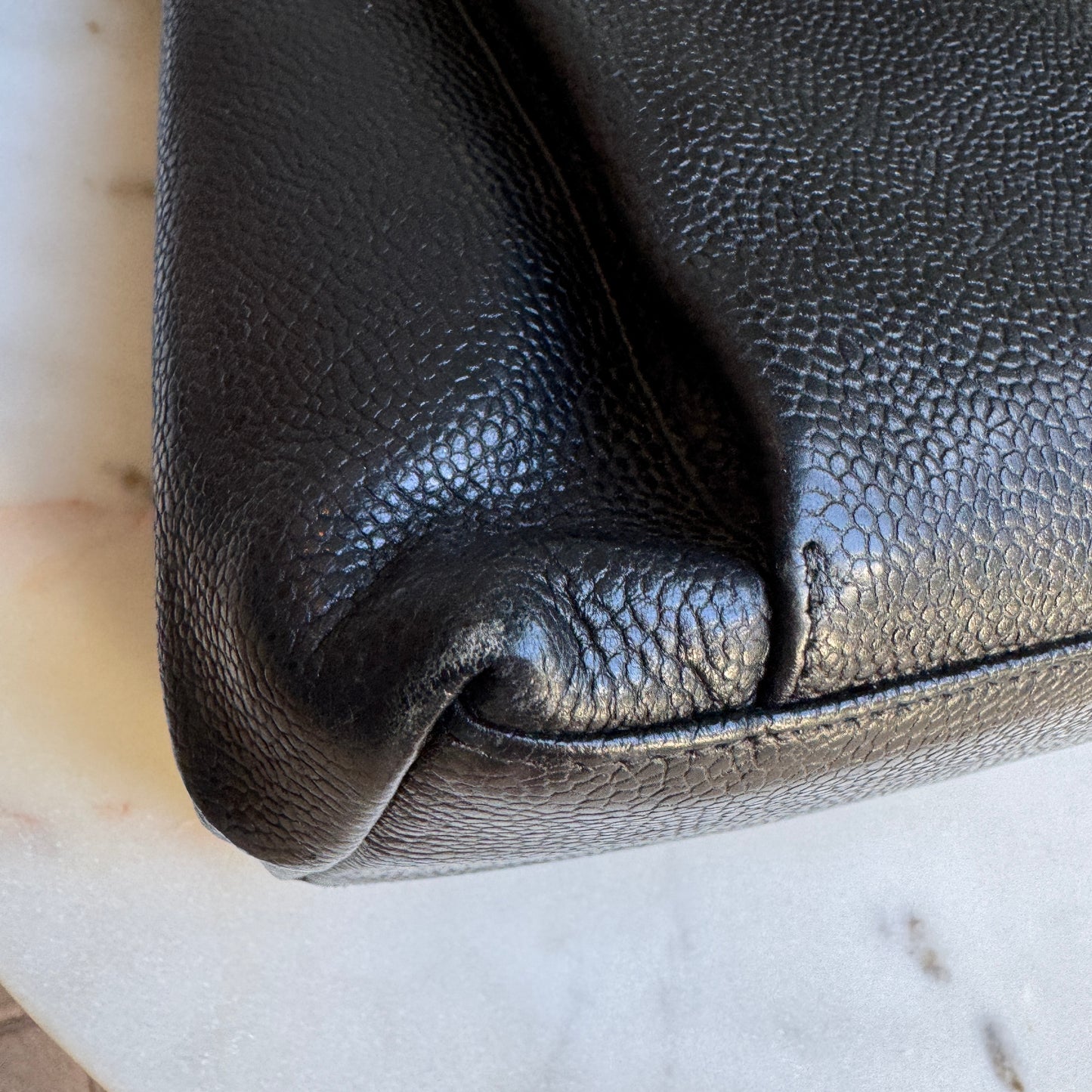 Chanel Caviar Leather Vintage CC Pocket Shoulder Bag