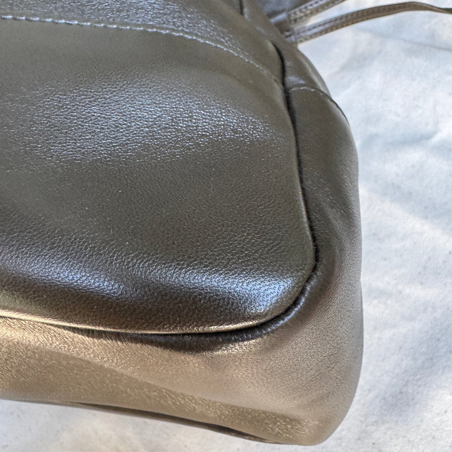 Saint Laurent Jamie Lambskin Leather Shopping Tote