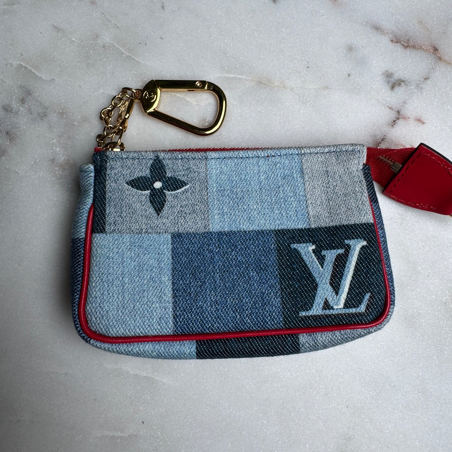 Louis Vuitton Monogram Denim Micro Pochette Accessoires