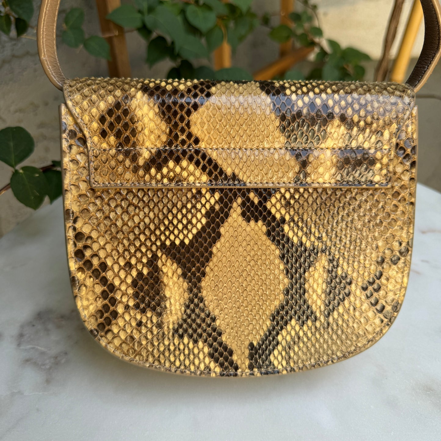 Saint Laurent Kaia Python Crossbody
