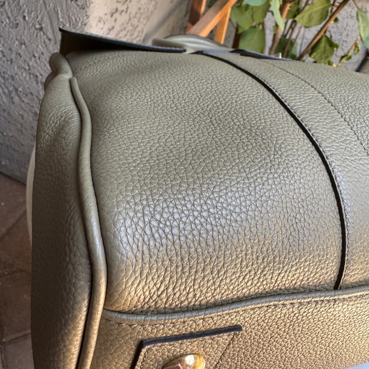 Mulberry Bayswater Grained Leather Satchel