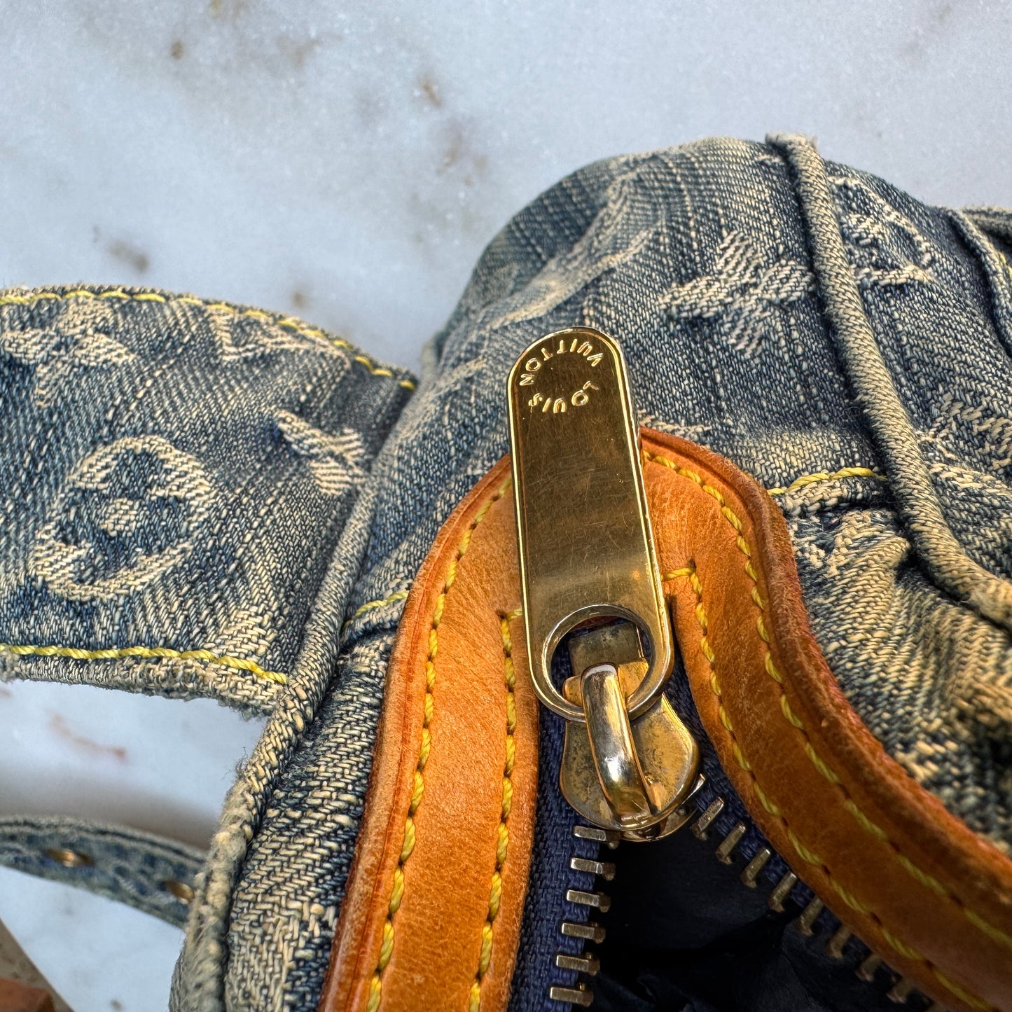 Louis Vuitton Monogram Denim Vintage Bumbag