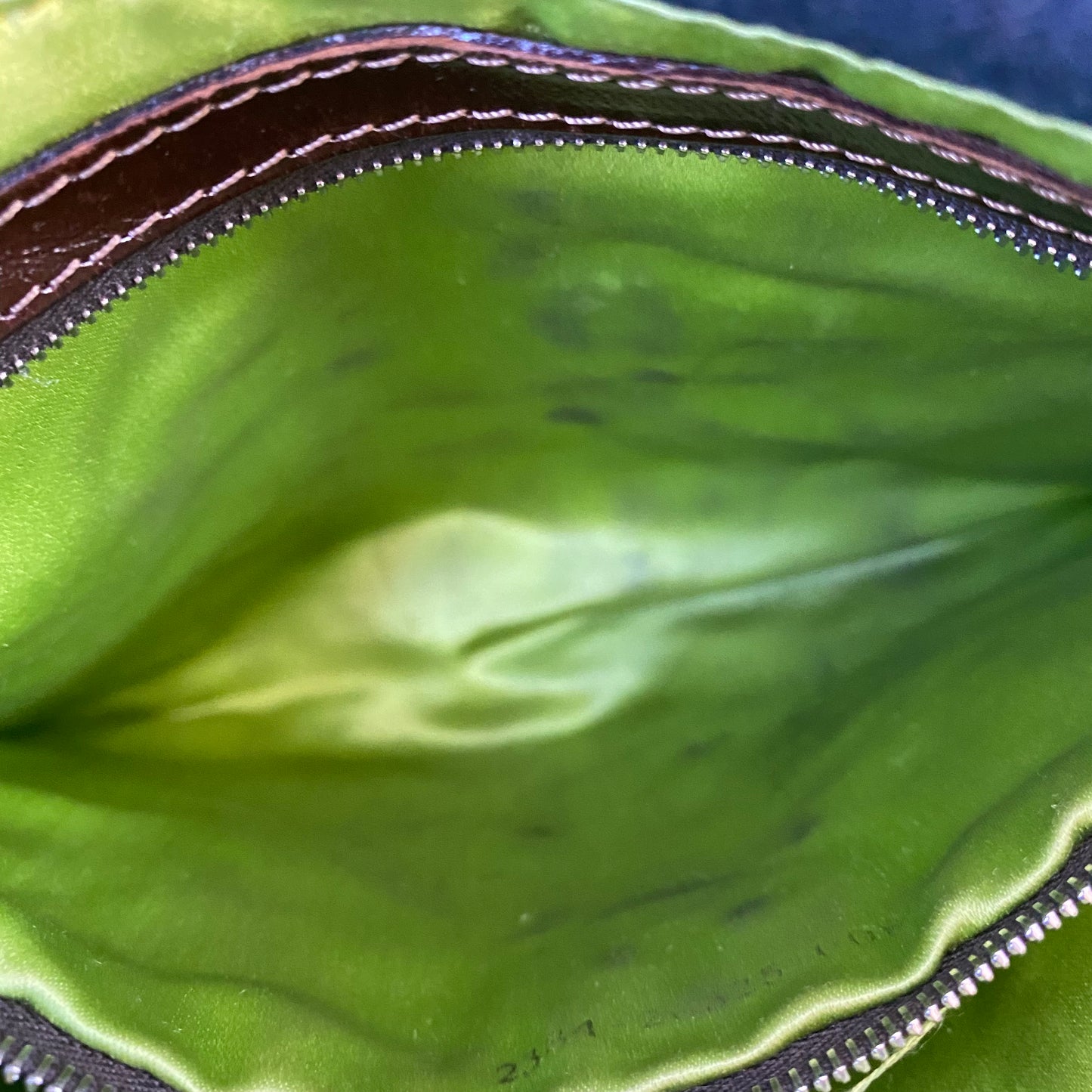Fendi Denim Flower Mama Baguette Shoulder Bag