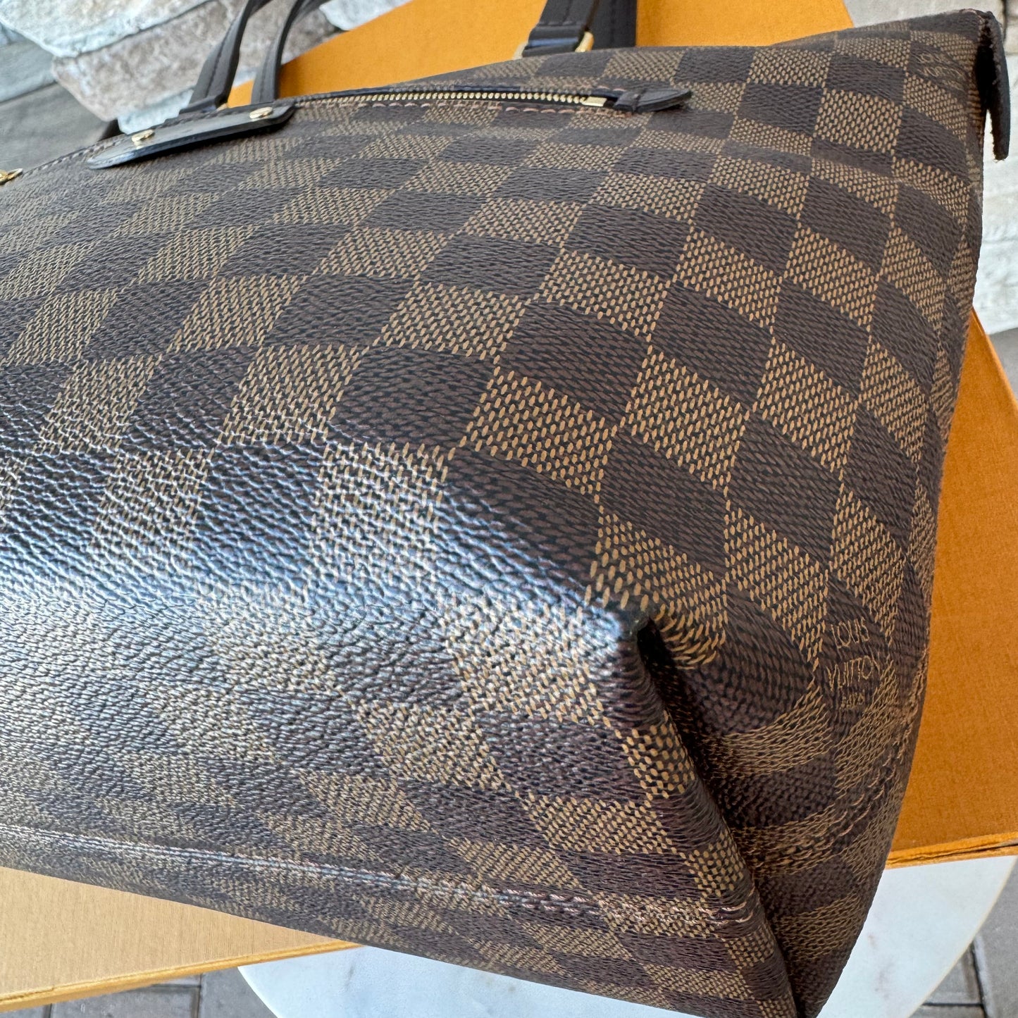 Louis Vuitton Iena PM Damier Ebene Tote