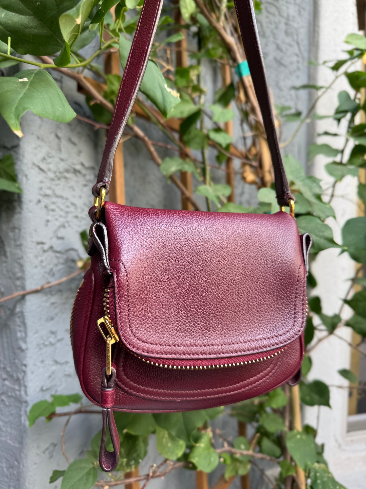 Tom Ford Small Jennifer Leather Crossbody