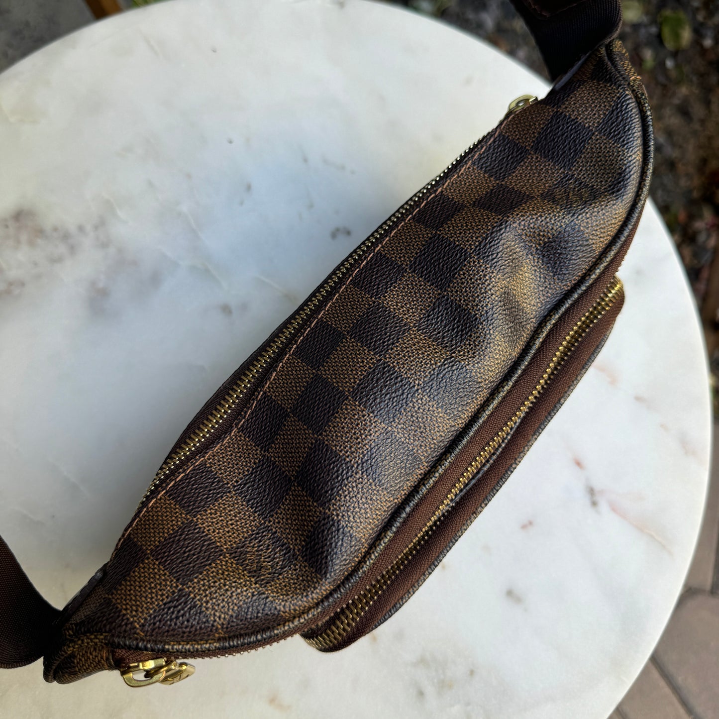 Louis Vuitton Damier Ebene Melville Belt Bag