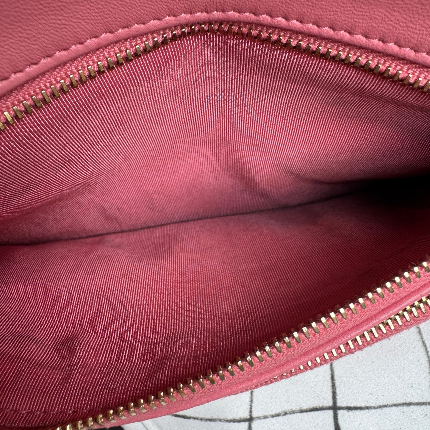 Chanel A Real Catch Caviar Leather Clutch