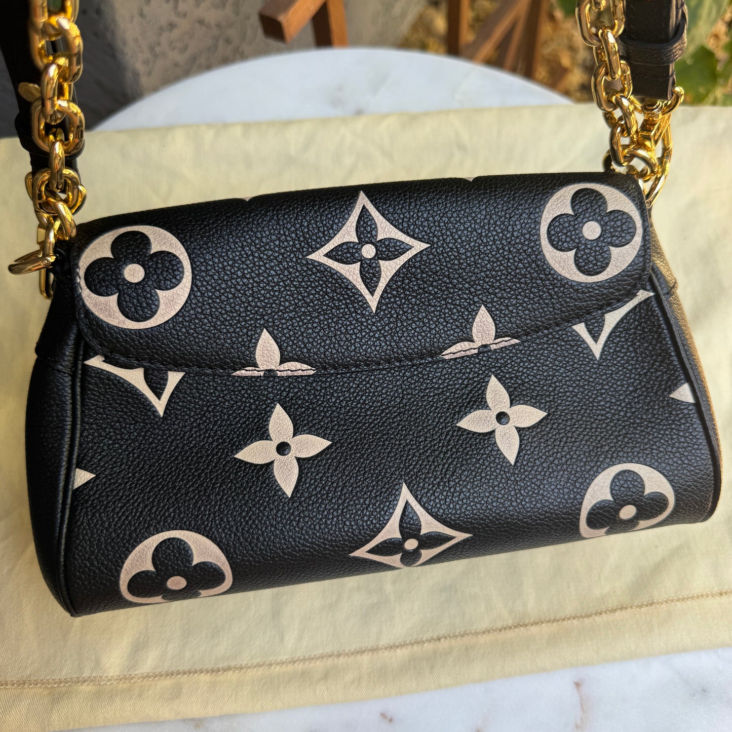 Louis Vuitton Giant Bicolor Monogram Empreinte Favorite NM Crossbody