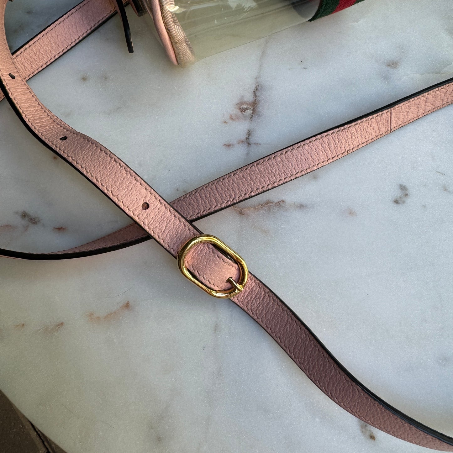 Gucci Vinyl Web Mini Ophidia Crossbody